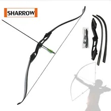 Традиционный лук для стрельбы из лука, изогнутый лук для правой руки, черный цвет, подарок, подставка для стрелы, 30 фунтов, 35 фунтов, 40 фунтов, 45 фунтов, 50 фунтов