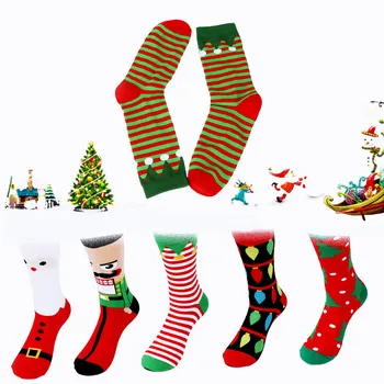 

Christmas Series Men Cotton Socks Cartoon Casual Personality Socks Fashion Autumn Winter Warm Accessories