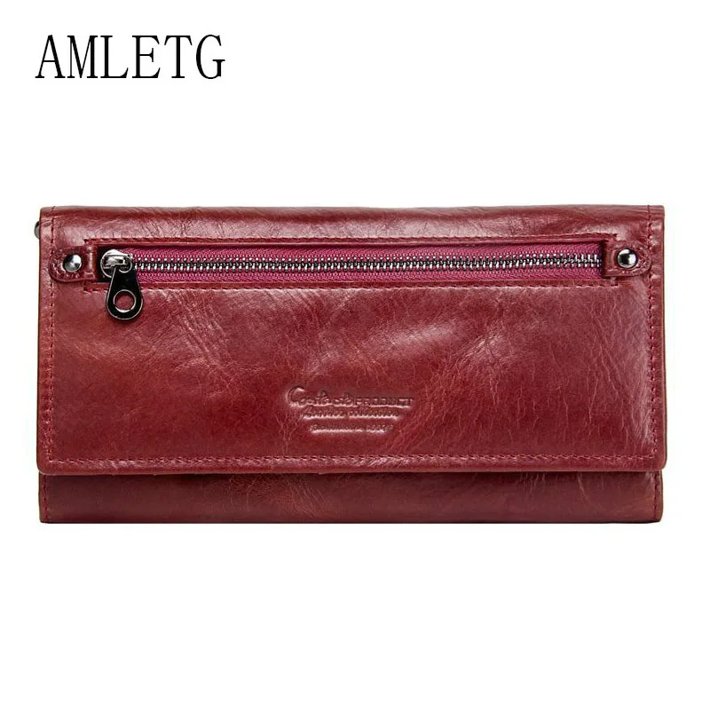 

Women Wallet High Quality New Brand Design Female Clutch Bag Multi-function Long Section Leather Ladies Purse Women Clutch Bag