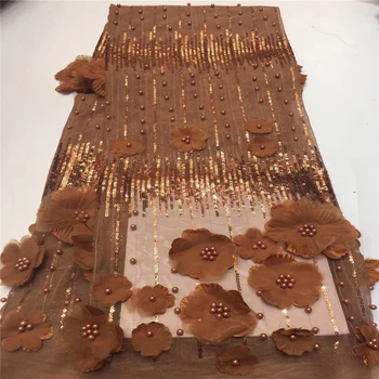 

Tollola African Tulle Lace Fabric 2019 African French Lace Fabric High Quality With Sequin Nigerian Embroidery Tulle French Lace