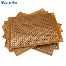 Circuit imprimé universel, 50x70mm, 2.54mm, 10 pièces, panneau simple face, pour bricolage