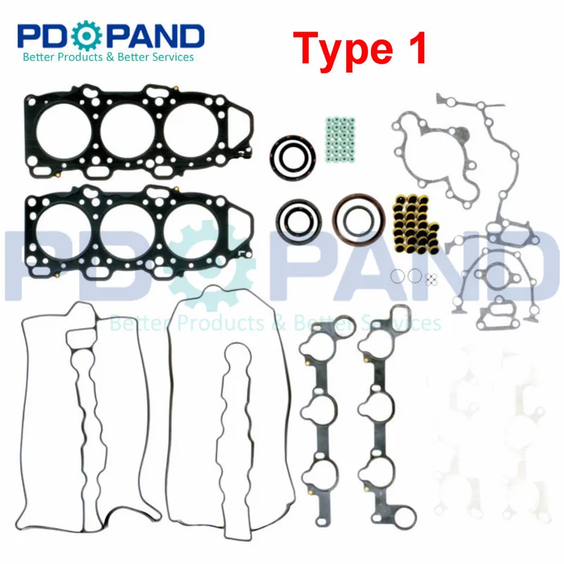 Overhaul Rebuilding Gasket Kit  for Mazda LUCE III HC MPV ILV 929 IV HD 3.0 V6 24V 2954cc 1