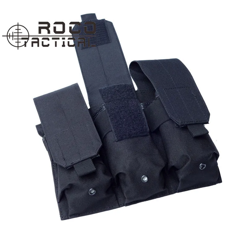 ROCOTACTICAL тройной M4/M16 подсумок для журналов MOLLE тройной подсумок для подсумок Quick Release MOLLE модульный подсумок оливковый Подсумок/ACU/CP