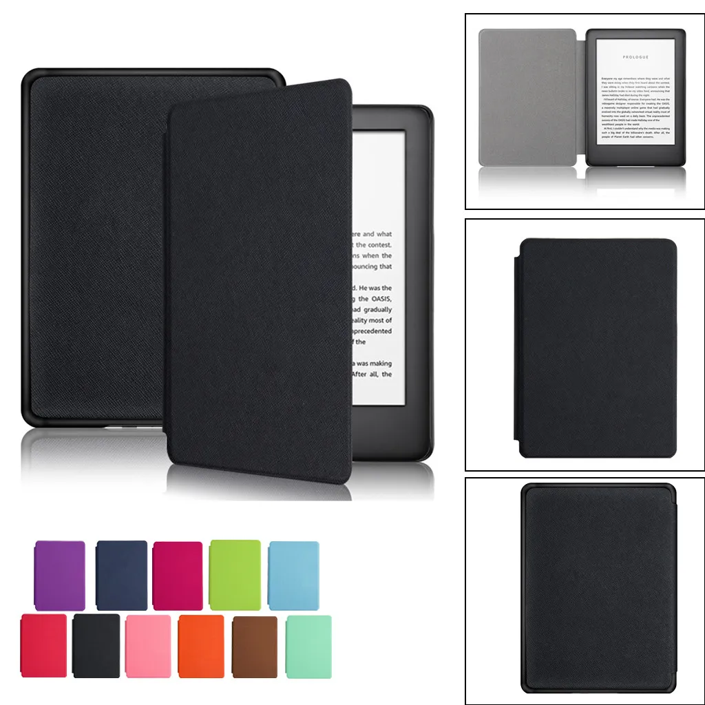 

Tablet case for new Kindle 10th generation 2019 leather flip cover set non-slip sweat-proof flat bracket holster compatible