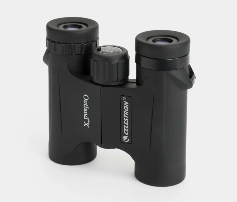 CELESTRON OUTLAND X 8*25 telescopio binoculares de óptica multicapa con ojales giratorios y a prueba de agua y Fogproof