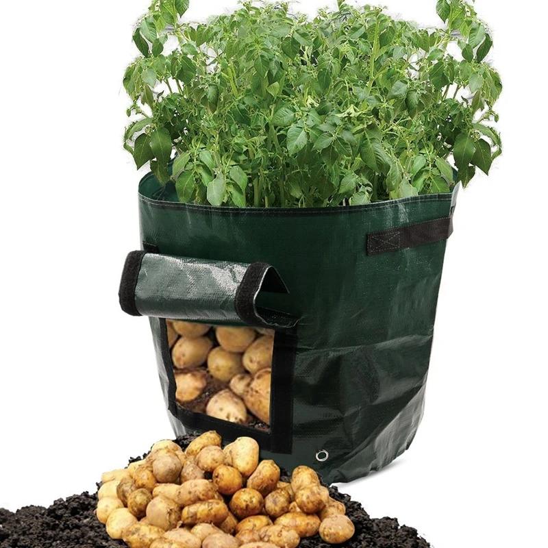

PE Vertical Thicken Grow Bag Garden Flower Vases Seedling Vessels Greenhouse Seed Containers For Grow Vegetable Potato Planter