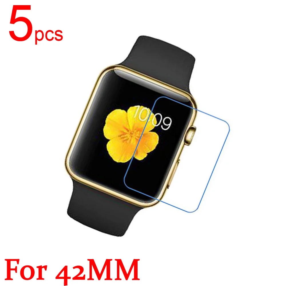 

5pcs Ultra Clear Glossy/Matte/Nano anti-Explosion LCD Screen Protector Film Cover For Apple Watch 42mm 38MM Protective Film