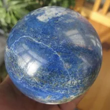 AAA++ натуральный красивый Лазурит кварцевый шар 3,54 дюймов Хрустальная Сфера Orb целебное