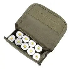 Тактический 10 Круглый Sgun Sshell Reload Holder Molle Чехол для 12 калибра/20 г журнал патронная сумка для боеприпасов круглый патронный держатель для наружного применения