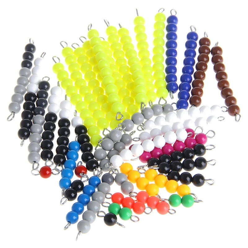 

New Arrive Montessori Math Materials Bead Game for Early Preschool Learning Family Version