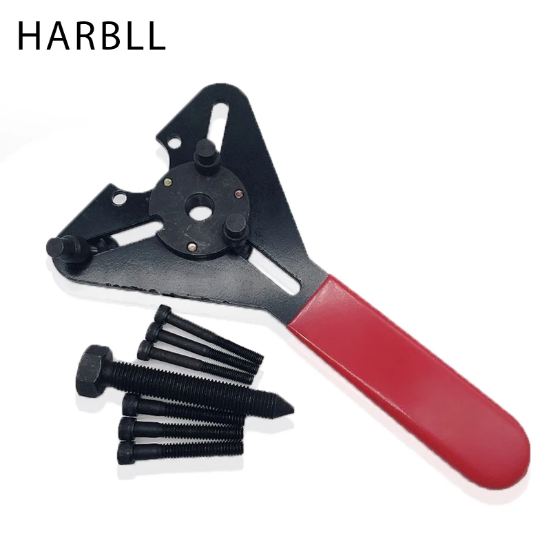 Дешево Harbll R134a R12 сцепление компрессора снос Инструменты Комбинированные Гаечные Ключи автомобильной Кондиционер Инструменты для ремонта