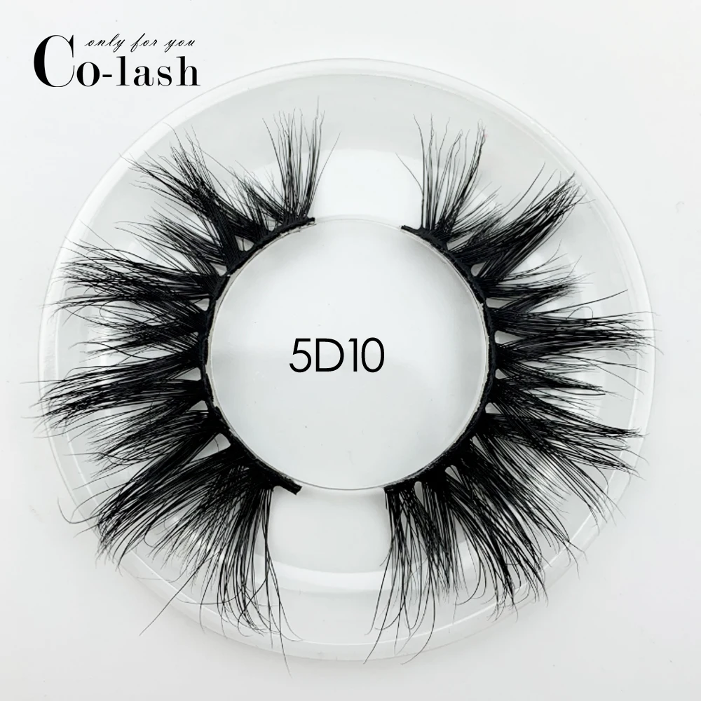 Colash 5D10 1 пара настоящая норка 3D норка полный клей для накладных ресниц Длинные оригинальные ресницы из волос ресницы удлинительные инструменты