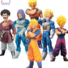 

Dragon Ball Z Resolution of Soldiers Super Saiyan Goku Gohan Vegeta Trunks PVC Action Figures Anime Dragon ball Super Model Toy