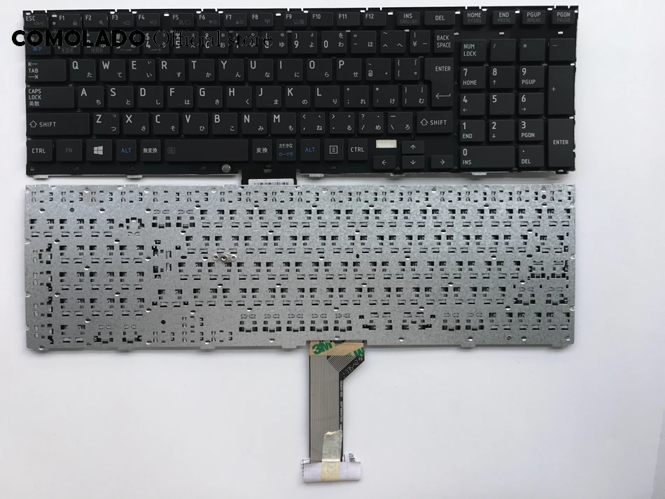 JP Japanese keyboard For TOSHIBA R850 R950 R960 black without frame Keyboard JP Layout