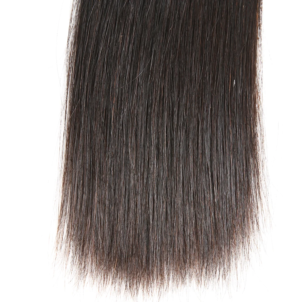 Karizma Straight Hair 3 Bundles With Closure Middle Part Brazilian Hair Weave Bundles With Closure Human Hair Extension Non Remy