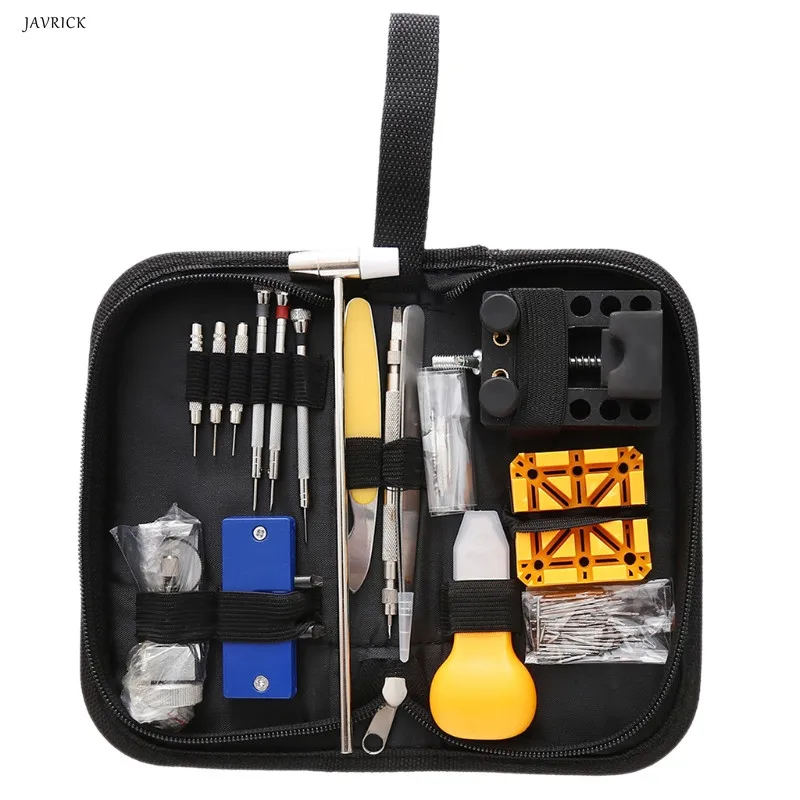 

Watch Tools 130Pcs Watch Opener Remover Spring Bar Repair Pry Screwdriver Clock Watch Repair Tool Kit Watchmaker Tools Parts