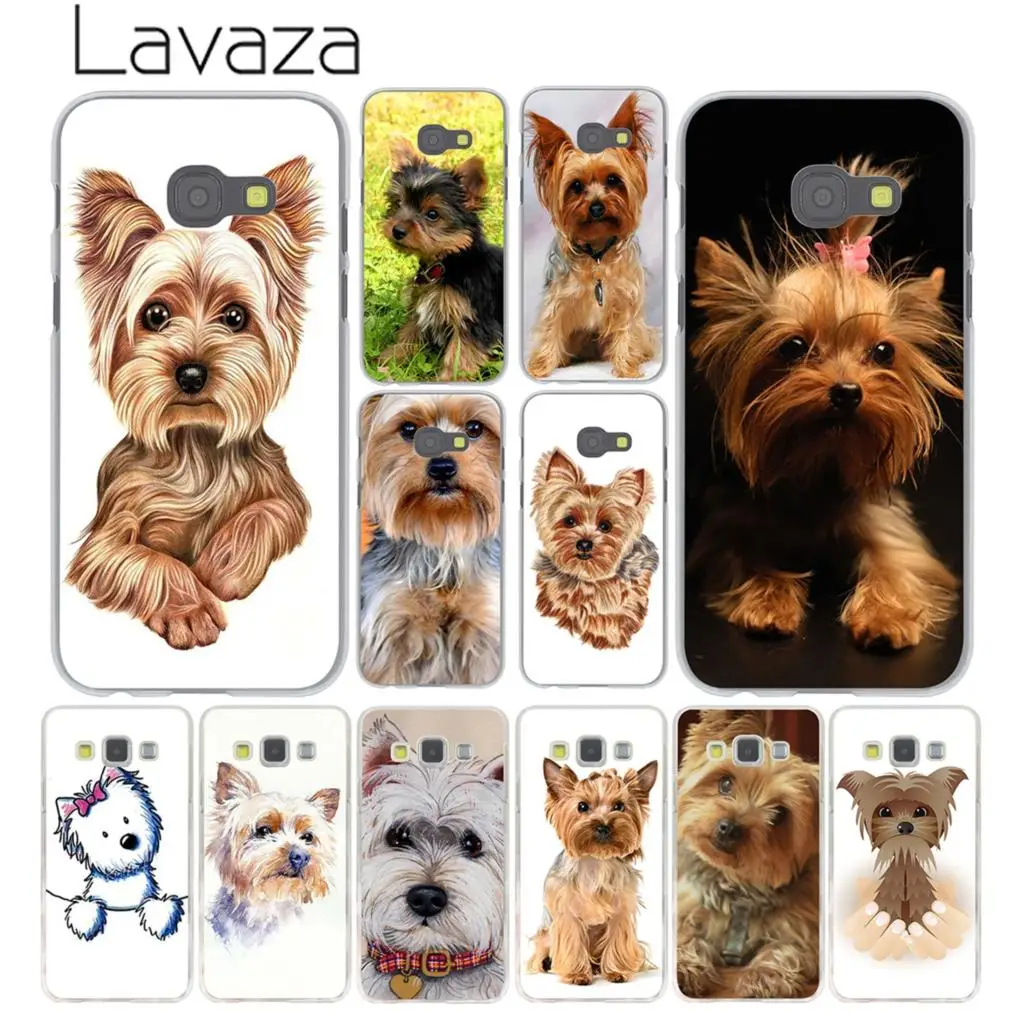 Lavaza yorkshire terrier dog puppy Phone Case for Samsung Galaxy Note 10 9 8 A9 A8 A7 A6 Plus 2018 A3 A5 2015 2016 2017 A2 Cover | Мобильные