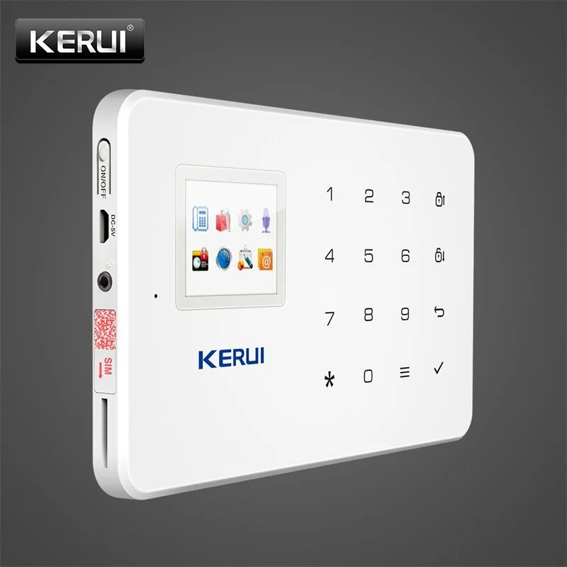 KERUI G18 GSM Home Security Alarm System Built-in Antenna Alarm Anroid IOS App Remote Control Low-voltage Remind Alarm