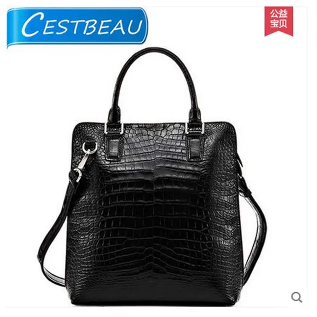 Cestbeau Crocodile Belly Man Handbag Business Card With The Male Cestbeau Crocodile Belly Man Handbag Business Card With The Male High End Area Vertical Type Square