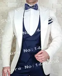 Для мужчин костюмы 2018 Элегантный Марка Slim Fit смокинг Блейзер костюм для выпускного Для мужчин костюм Homme свадьбы смокинг жениха костюмы для