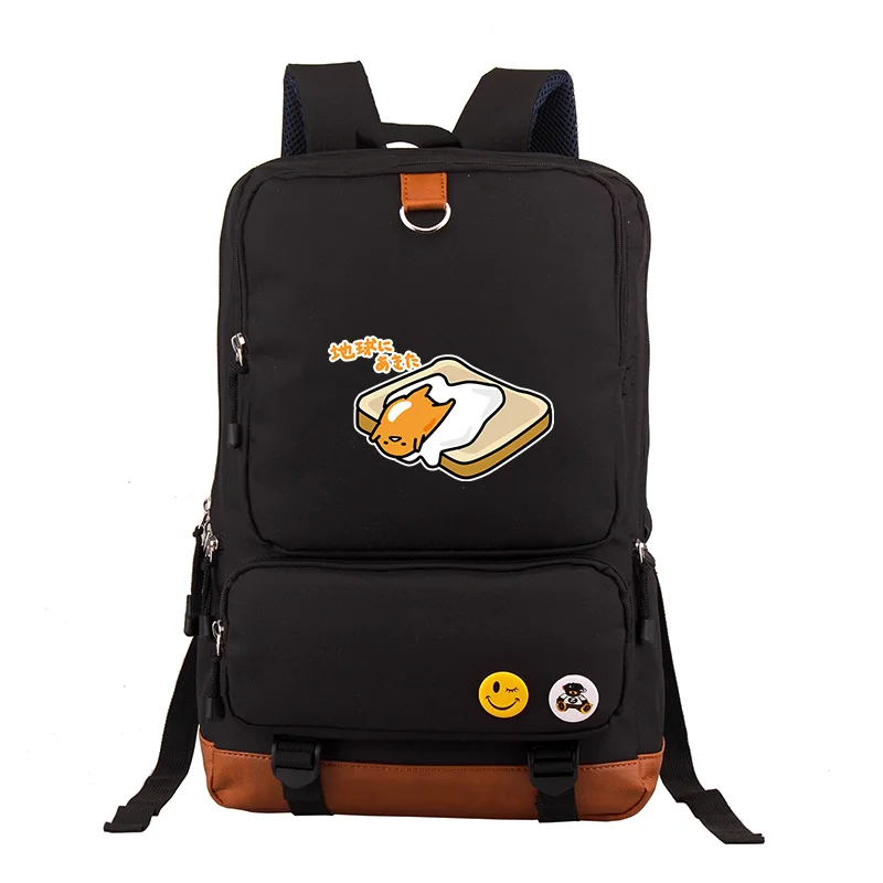 Lazy eggs оксфорды аниме рюкзак Mochila рюкзаки для ноутбука подростков девочек