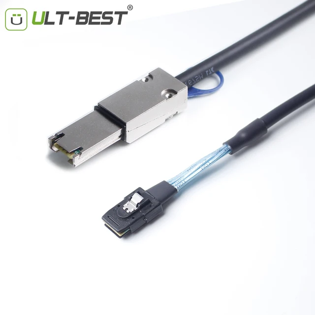 ULT BEST External Mini SAS 26pin (SFF 8088) Male to Internal Mini SAS