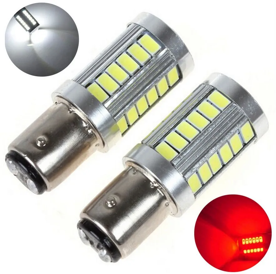 1piece 1157 canbus 33 LED 5630 5730 SMD car rear light stop bulbs auto
