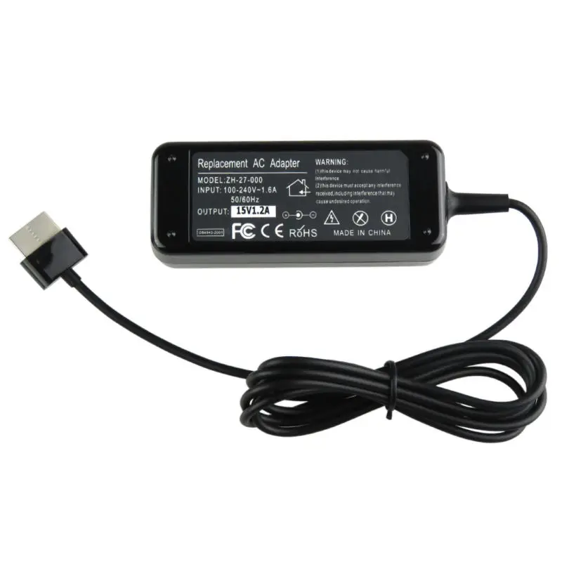 Zoolhong Factory Direct 15V 1.2A 18W High Quality Tablet Power Adapter Charger For Asus VivoTab TF600 TF600T TF710T TF810C