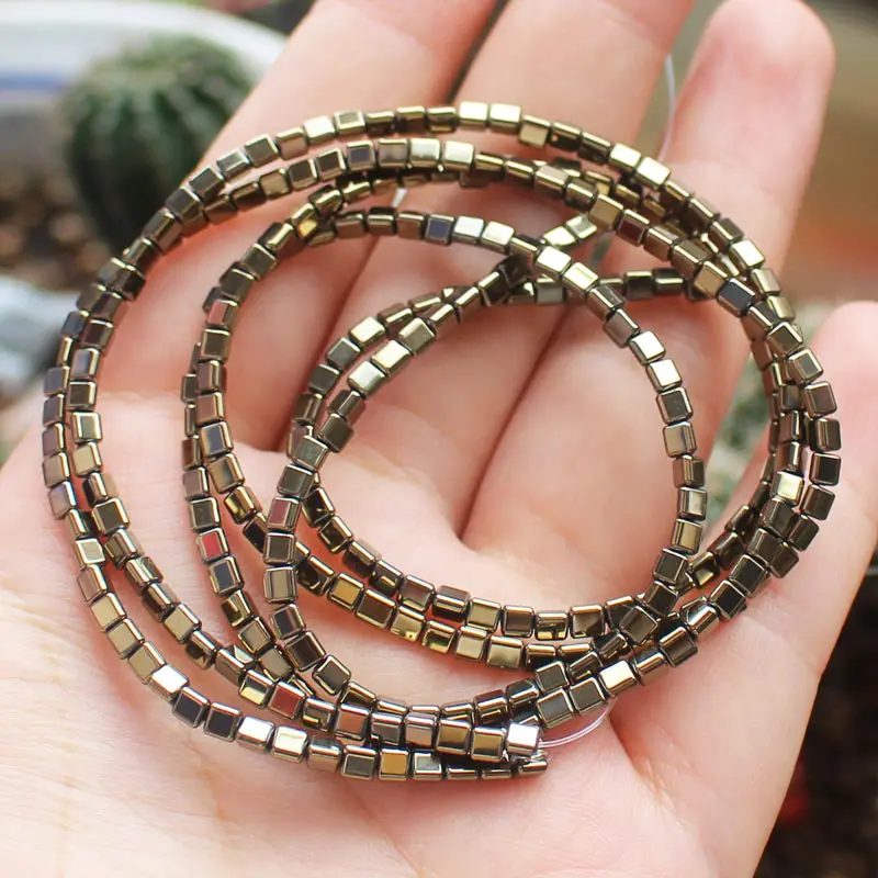 

Wholesale Natural 3mm Pyrite Triangle Beads 140pcs per strand,For DIY Jewelry Making !We provide mixed wholesale for all items!