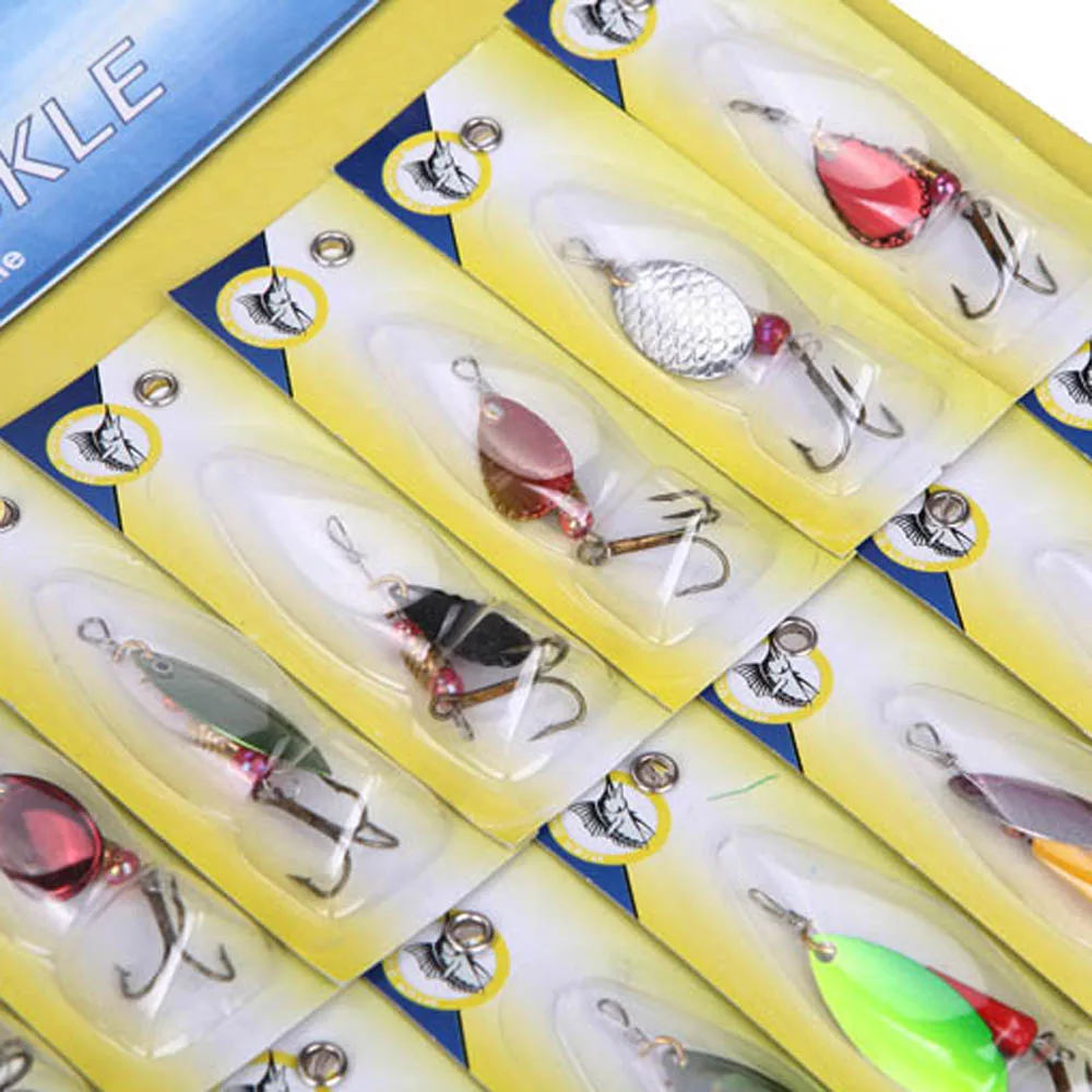 30 unids/set Pesca cebo metal cuchara kit cebo wobblers SPINNER cuchara señuelos Pesca tackle gancho agudo SPINNER crankbaits pesca 30 unids/set Pesca cebo metal cuchara kit cebo wobblers SPINNER cuchara señuelos Pesca tackle gancho agudo SPINNER crankbaits pesca