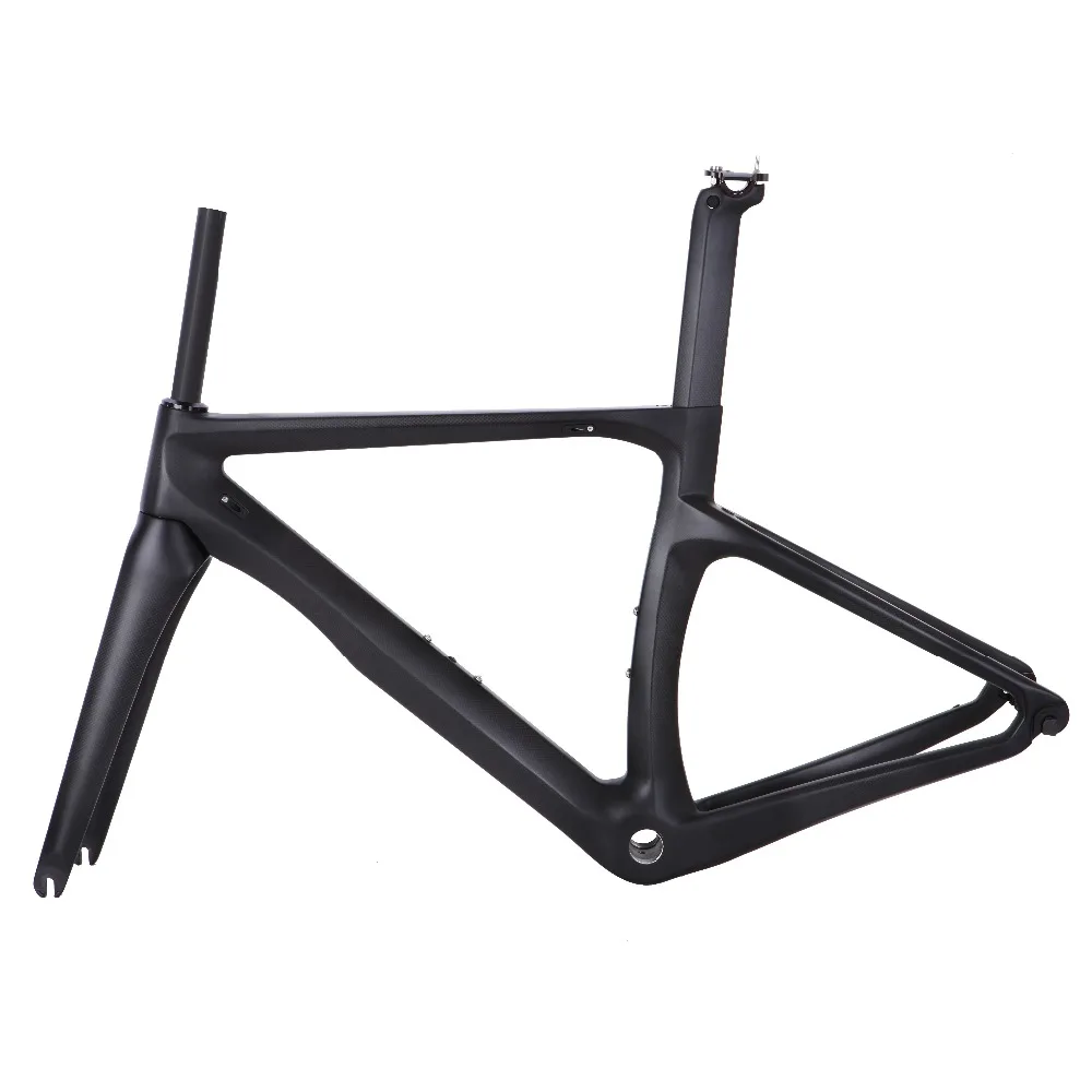 

2019 new carbon road bike frame all internal Derailleur Cables Carbon Road Frame made in China cheap road framesets