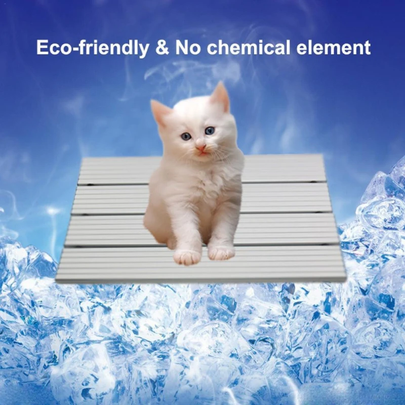 

Summer Cooling Mat Blanket Ice Kitten Puppy Bed Plate Dogs Cats Cushion Sofa Seat Portable Tour Camping Sleeping Pet Accessories