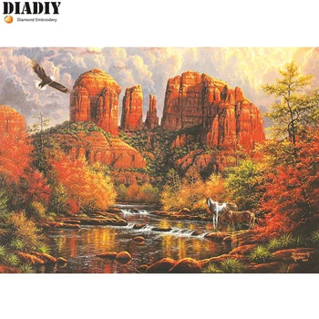 

Full round drill 5D DIY Diamond embroidery Sedona Majesty Diamond Painting Cross Stitch Rhinestone Mosaic decoration
