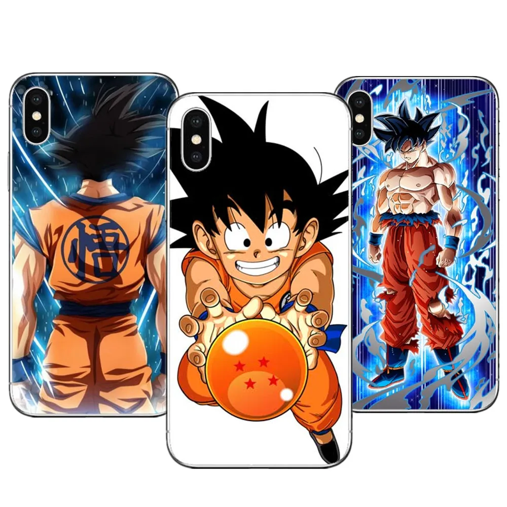 Cartoon Dragon Ball z super Goku Hard PC Phone Case Cover For iphone X 10 8 8Plus 7 7Plus 6 6S