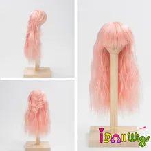 8-9inch BJD Doll Hair Wigs Long Curly High-temperature Synthetic Fiber Wigs for 1/3 1/4 BJD Dolls 8-9inch BJD Doll Hair Wigs Long Curly High-temperature Synthetic Fiber Wigs for 1/3 1/4 BJD Dolls