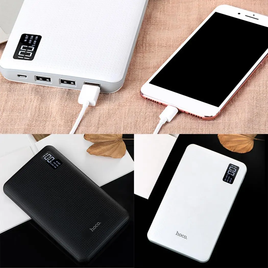 Power Bank 30000 мАч большой емкости power ЖК дисплей внешний аккумулятор зарядное