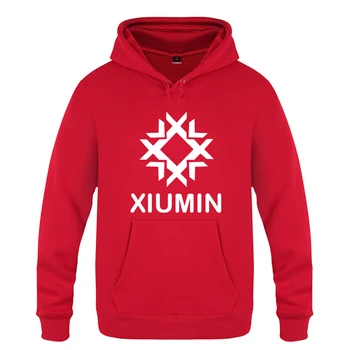 

Wolf 88 XOXO XIUMIN Sweatshirts Men 2018 Mens Hooded Fleece Pullover Hoodies