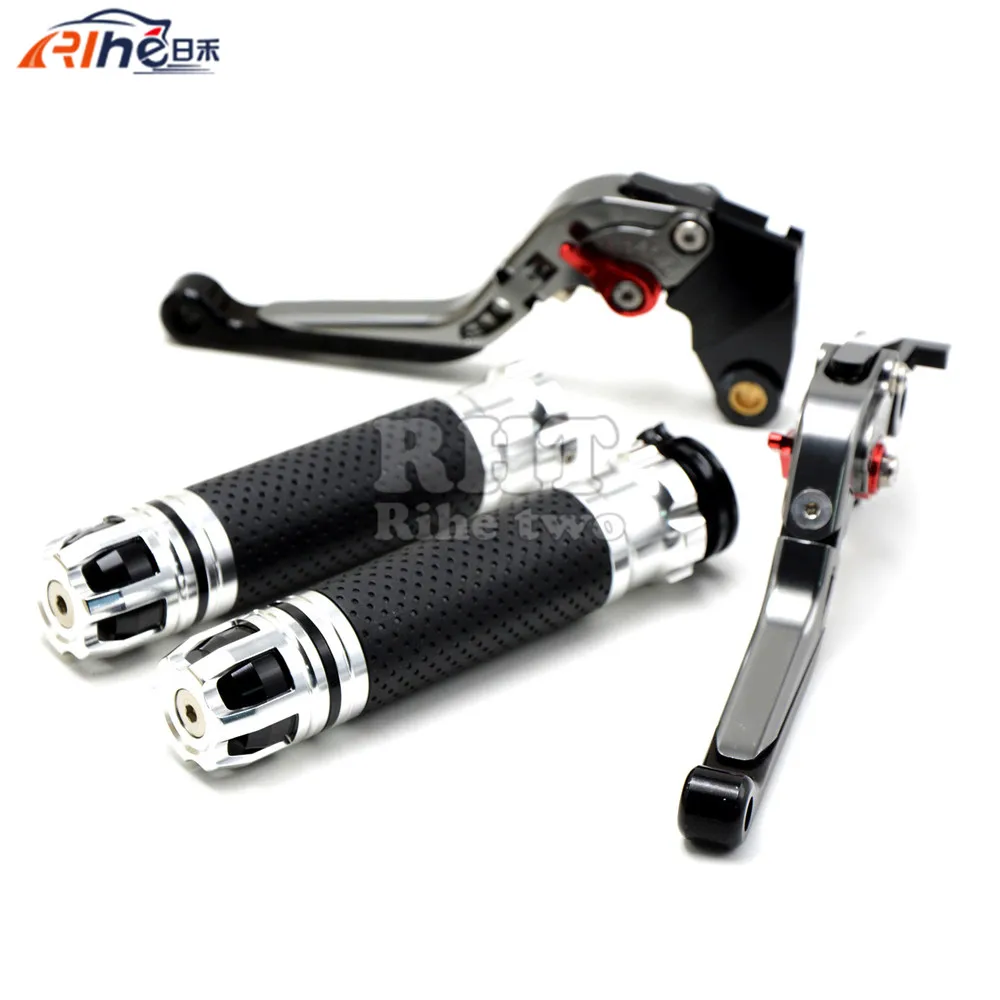 

CNC Handlebar Motorcycle Handle Bar Grips Adjustable Clutch Brake Levers For TRIUMPH SPEED TRIPLE 1050/S 2016 BONNEVILLE T120 16