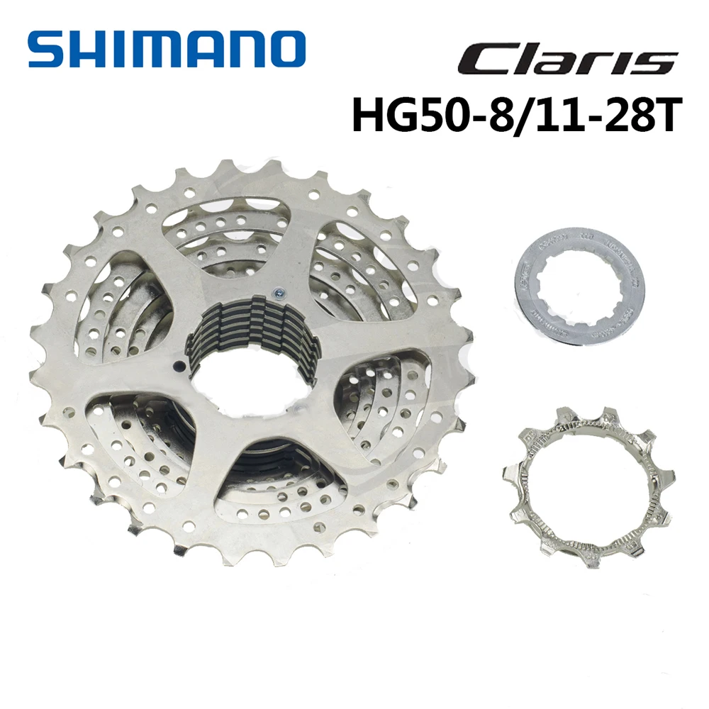 Звездочка Shimano для горного велосипеда и дорожного/горного HG50 8 скоростей 11 28T/12 23T/12