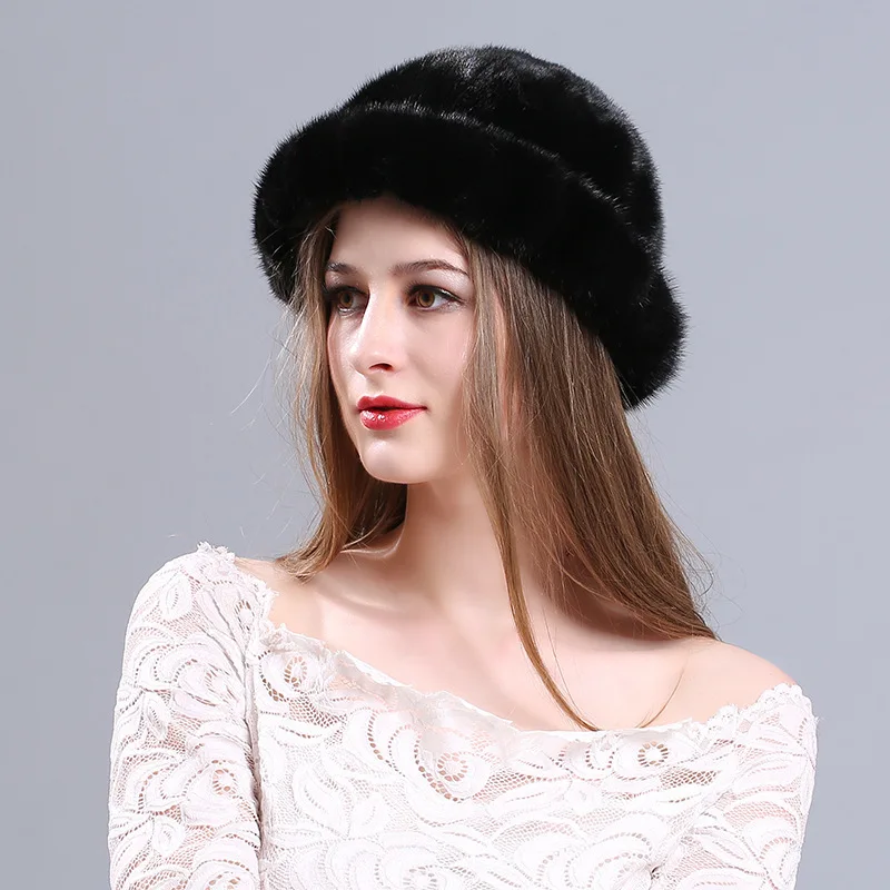 Уличные походные охотничьи шапки осень зима норковые сохраняющие тепло кожаные