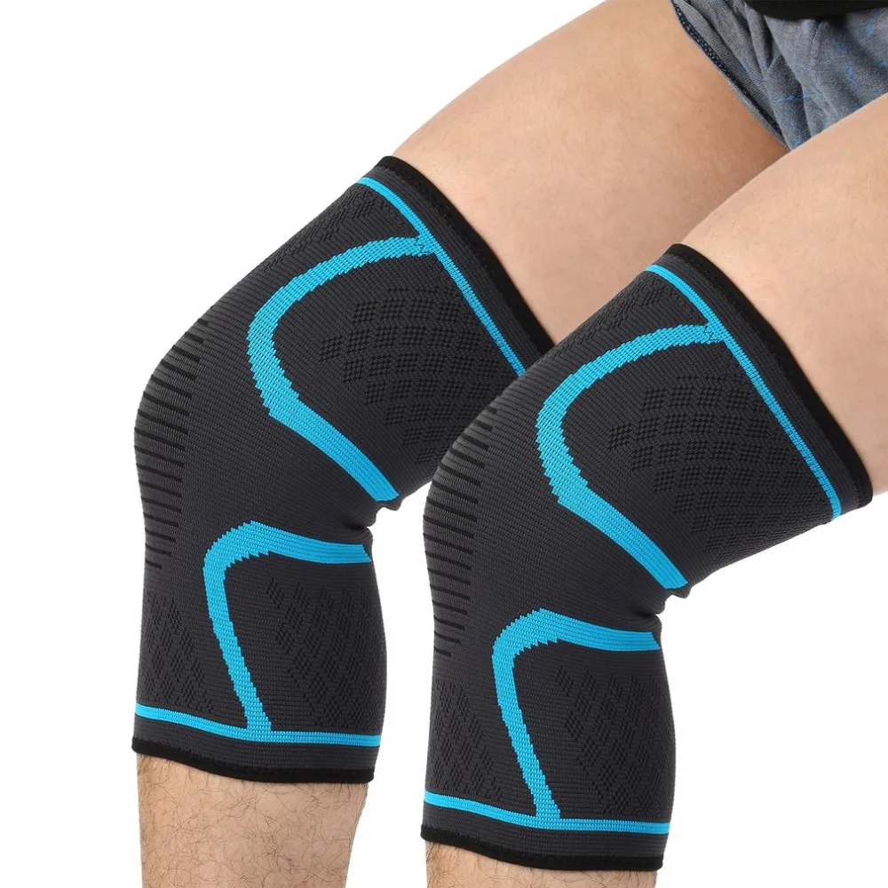 Aolikes 1 Pair Breathable Precision Weaving Nylon Elastic Knee Support