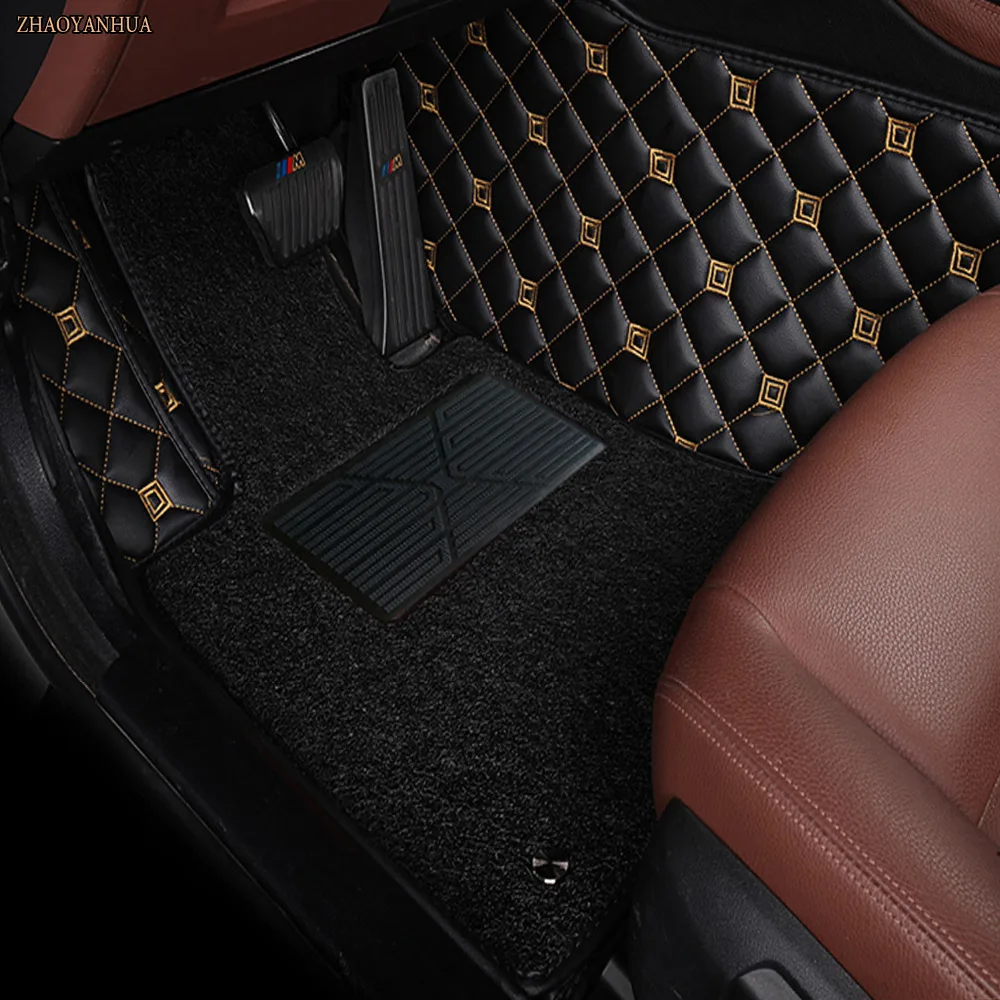 ZHAOYANHUA car floor mats for Toyota Prius camry Prado RAV4 Corolla