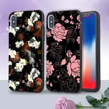 

Vintage Flower Shockproof Phone Protective Case Cover for iPhone Xs X 8/7/6 Plus