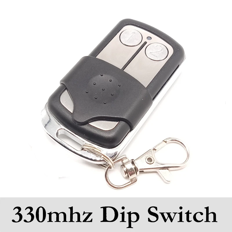 

Singapore malaysia 5326 330mhz Dip Switch auto gate remote control with metal sliding cover
