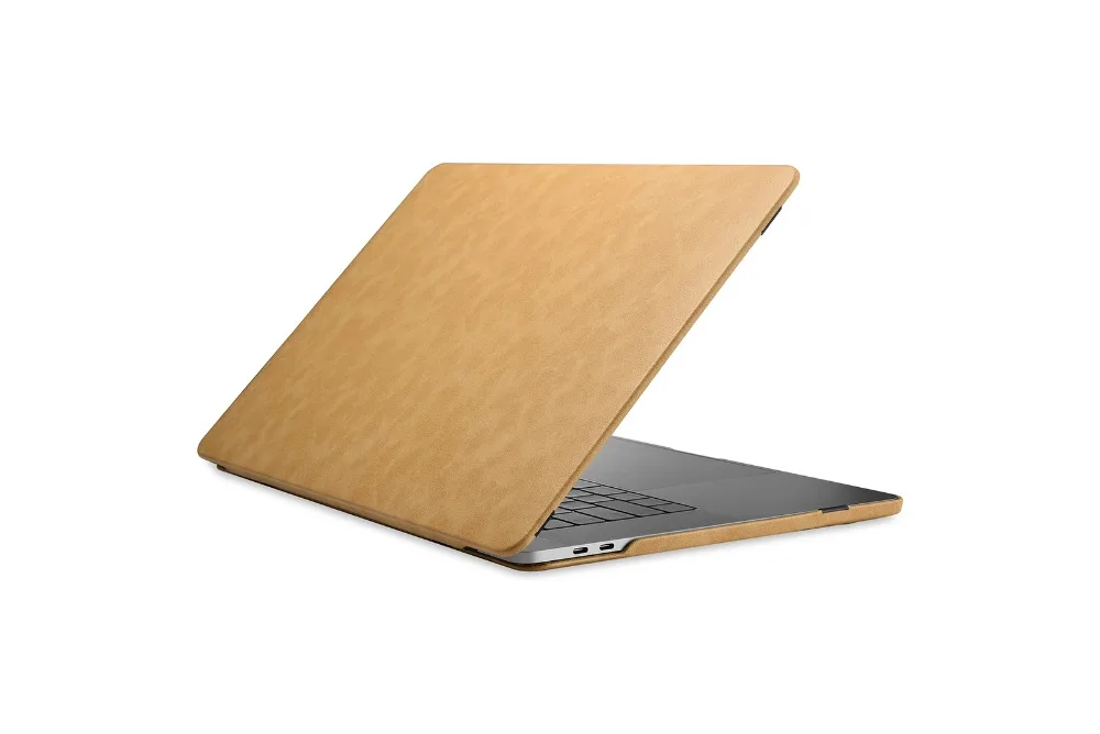 Icarer ноутбук чехол для Apple Macbook Pro 13 15 дюймов A1706 A1708 A1989 A1707 A1990 тонкий из искусственной кожи в виде ракушки