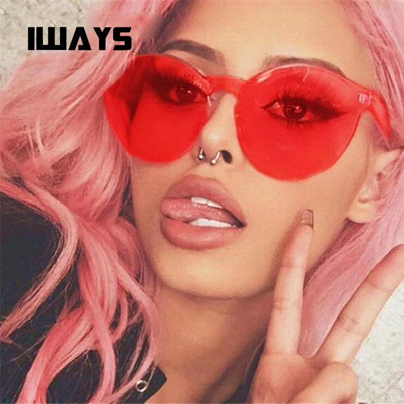 

Iways Round sunglasses 2019 men and women interesting fashion glasses design blue sunglasses UV400 autumn/winter style