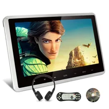 2pcs/lot Car Headrest DVD player TFT Screen 1024*600 with HDMI port Universal Monitor for KIA Mazda all cars + 2 headphones
