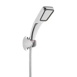 Handheld Shower Spray Head Holder Bracket Bathroom Wall Mount Silver Plastic Adjustable Cradle Bathroom Shower Bracket
