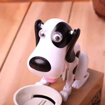 

Children's electric money dog storage tank creative coin piggy bank Children's birthday gift money animal storage tank 018