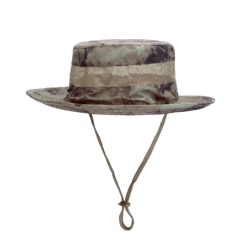 Тактический широкий с полями, солнце шляпа США Военная Кепка летний Воздухопроницаемый козырек страйкбол быстросохнущая шапка охотничья шляпа